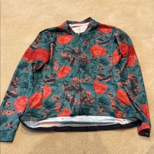 Pearl Izumi size L Floral Cycling Jersey